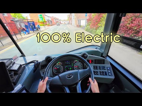 BYD Full Electric Bus Drive POV