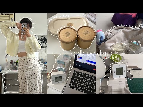 college diaries ep.03 📚| f2f classes, making matcha, finish tasks, unpacking parcels, and more