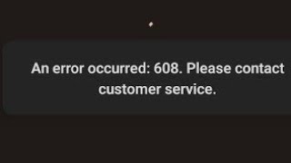 Error Occurs 608 on realme phone ||problem solve in 1 minutes