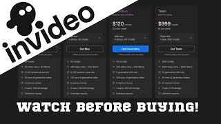 InVideo AI: Updated Pricing [Express Clones, Video Mins, Team Plan...]