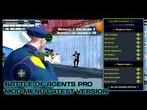 Battle of Agents Pro Mod Menu..
