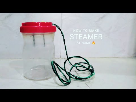 HOW TO MAKE STEAMER AT HOME WITH IN 20  RUPEES  🔥