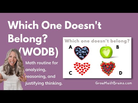 Math Routine: Which one doesn't belong?
