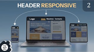 Como hacer un Header Dinámico y Responsive con HTML y CSS (última parte) 🖥️