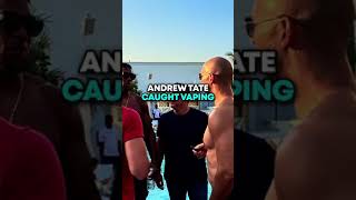Andrew Tate Caught Vaping #shorts