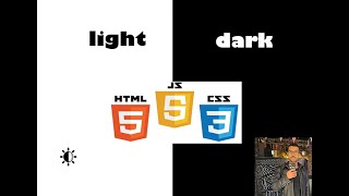 كيفية عمل light & dark mode باستخدام html , css , js