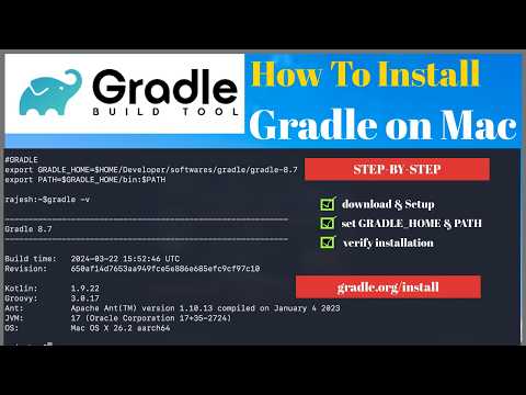 How to Install Gradle on macOS | Manual Gradle Setup for Mac (Step-by-Step)