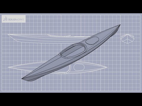 SolidWorks | Surface Modeling | Kayak