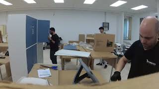 Proceso Montaje Aula Ateca y del Futuro por Techmakers