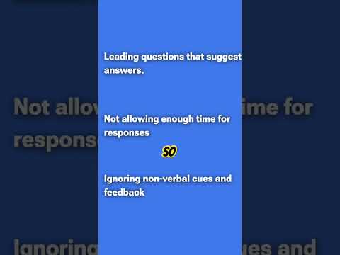 Tips for great questions