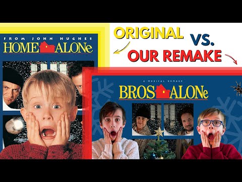 Bros Alone: Compare HOME ALONE remake to ORIGINAL scenes (2025)