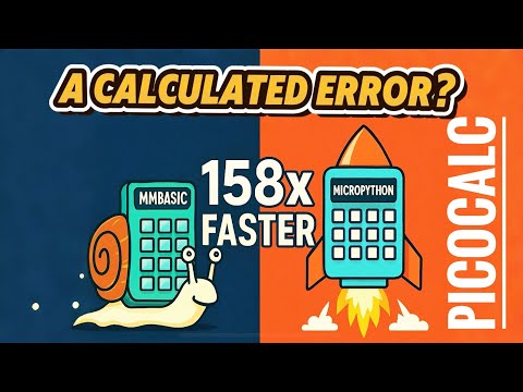Clockwork PicoCalc: Performance comparison between Rasp pico, pico2W and MMBASIC on the PicoCalc 