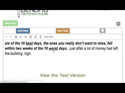 Demonstration of Incremental Reading and Spaced Repetition -  Dendro. (OLD VERSION, New link below)