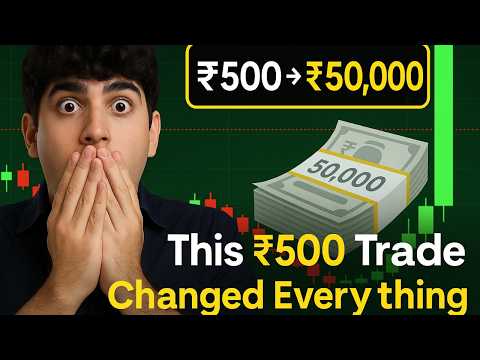 How a ₹500 Expiry Trade Turned into ₹50,000 (Full Breakdown) | Nifty Expiry Day Strategy