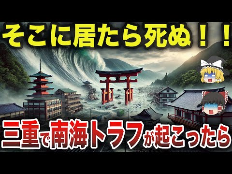 【2025遂に来る！】三重で大地震がきたら危険な地域ランキング...あなたの街は大丈夫？【ゆっくり解説】