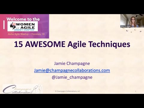 15 Awesome Agile Techniques in 60 Minutes