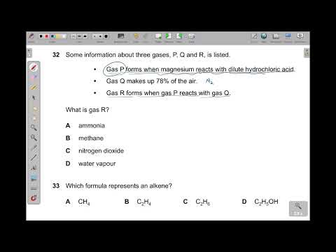 0620/22/M/J/24 - QNS 31 & 32 --- IGCSE EXTENDED CHEMISTRY PAPER 22 MAY/JUNE 2024