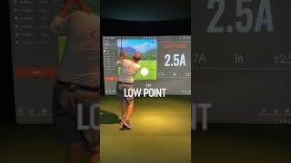 LOW POINT DISTANCE  #golf #trackmangolf #golfswing