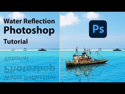 How to Create Water Reflections in Photoshop | Best Way to Make Water Reflection Photoshop tutorial