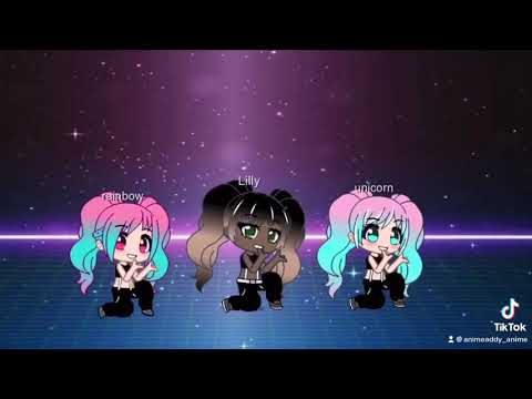 The trio with Lilly,unicorn, rainbow/Copiticon against the ugly's/ inspired by dance mom's