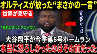 【大谷翔平】オルティスが放った“まさかの一言”「あれはスランプじゃない」…全米が見方を変えた瞬間【海外の反応】
