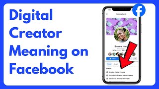 What Does Digital Creator Mean on Facebook