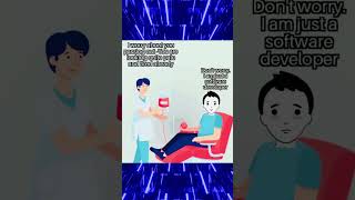 Software Dev #memes #funny #viral #shorts #tech #blood #donate #software #coding #stress #ai #pc
