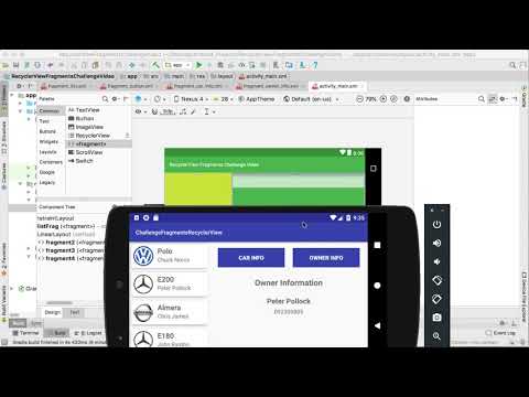 52   Solution to Fragments and RecyclerView Challenge Part 1