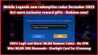 2 Mobile Legends Redeem Codes December 26, 2025 - MLBB Redeem Codes for Limited Only! 100% Legit..