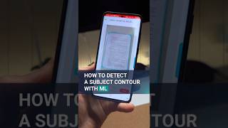 How to detect a subject contour with ML - use Google ML Subject Segmentation API #androiddev