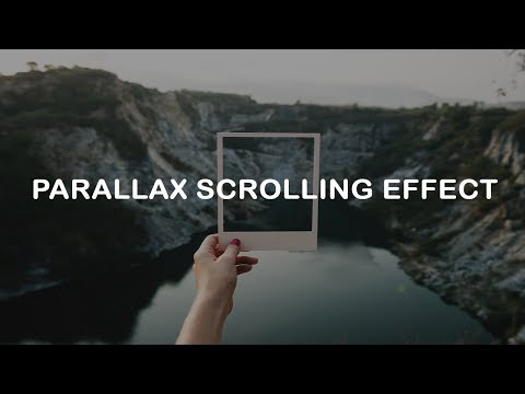 Parallax Scrolling Effect with CSS and jQuery