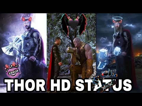 #short 4.k Aatitude Status thor ⚡ Thor whatsApp hd status 🔥⚡ #marvelstudios #marvelmovies