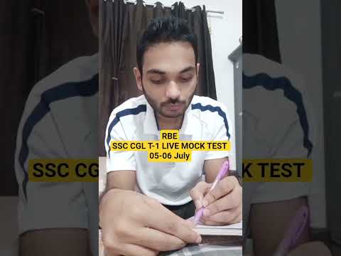 🤯05-06 July | RBE SSC CGL T-1 LIVE MOCK TEST MARKS🎯 #ssccgl #sscexam #rbe