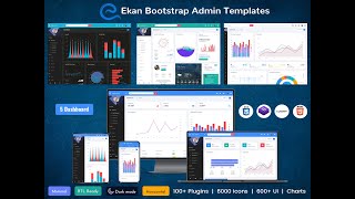 Dashboard UI Kit with UI Framework Responsive Bootstrap 4 Admin – Ekan