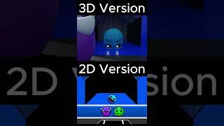 Geometry Dash: 3D Version VS 2D Version!