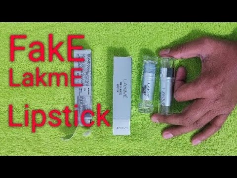 Lakme lipstick 💄 Original vs duplicate, Kaise pata karen