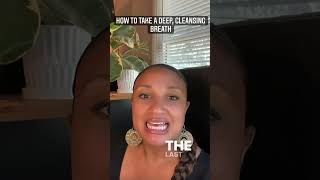 How to Take a Deep Cleansing Breath. #breathing #breathwork #deepbreathing #mentalhealthtools