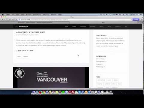 Create Blog Page - Momentum One Page Joomla Template