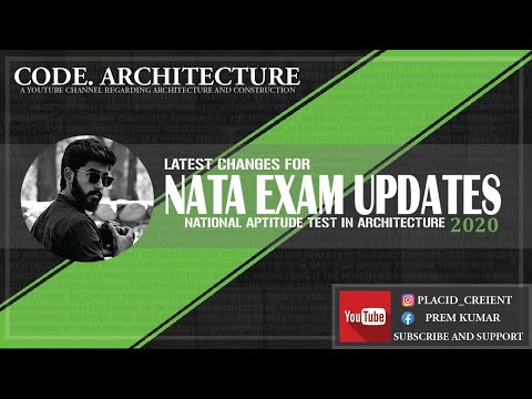 NATA exam update (2020) - Part 1