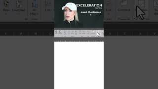 Check off the checkboxes! Easily add checkboxes into your excel workbooks with this feature!