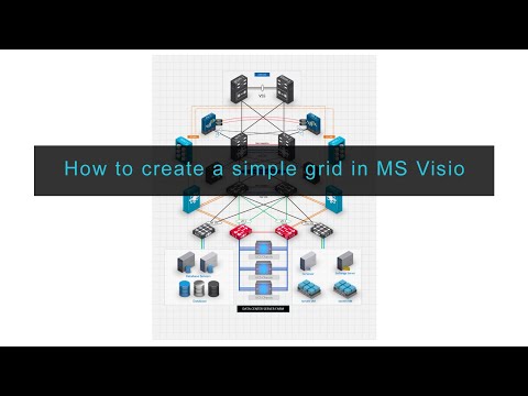 Tutorial 10: How to create a simple 2D grid in MS Visio