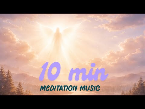 10 Minute Angel Healing Meditation Music | Emotional Healing & Support