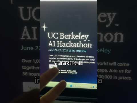 Join the Berkeley AI Hackathon #computerscience #softwareengineer #hacker #hackathon #ucb #berkeley