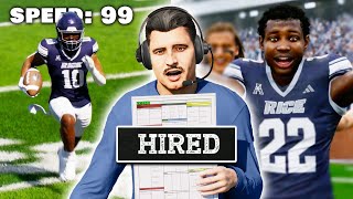 I was promoted to Offensive Coordinator in CFB!