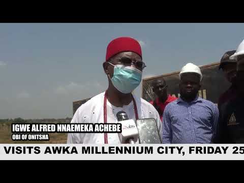 Obi of Onitsha Visits Awka Millennium City