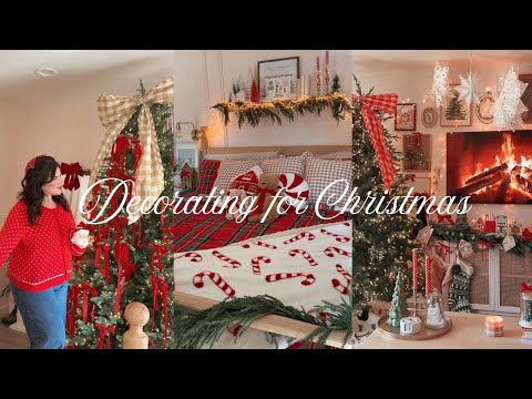 Decorating For Christmas 🎄🎀🎅🏼 a very merry cozy cottage christmas