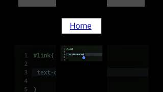 remove underline from link text using css #css #css3course #csscourse #cssd #remove #underline #text