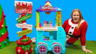 Assistant makes Play Doh treats To Earn Money for her Surprises