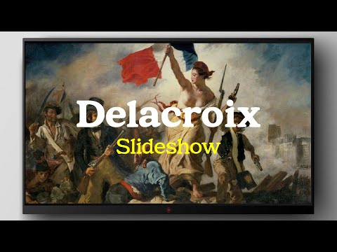 TV Art Slideshow | Eugène Delacroix | 1 Hour | No Music | 명화 슬라이드 | 회화 | 미술 | 명화감상 | 더프레임tv