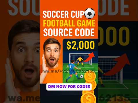 ⚽ Soccer Cup 2020 Source Code – Build the Beautiful Game 🎮 #UnityGameDev #shortsfeed